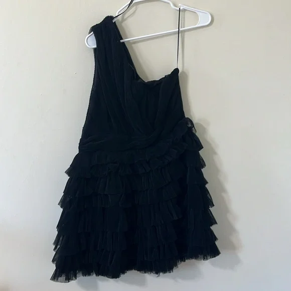 VICI Endless Rose Hello Lover One Shoulder Tiered Tulle Mini Dress Size XL NEW - Picture 6 of 11